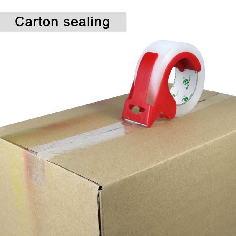 BOMEI PACK Silent Packing Tape, 2.4Mil x 1.88â€ x 110yds, Heavy Duty Clear Packaging Tape for Moving Boxes, 6 Rolls - Image 4